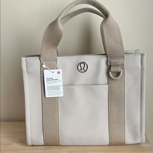 Lululemon Two-Tone Canvas Tote Mini